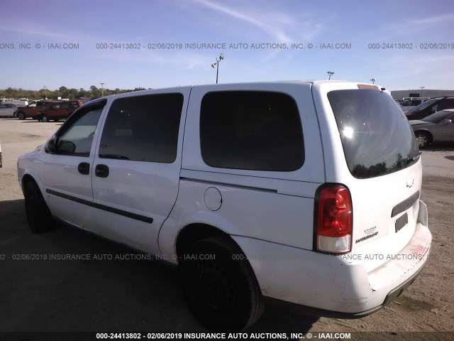 1GBDV13158D206596 - 2008 CHEVROLET UPLANDER INCOMPLETE WHITE photo 3