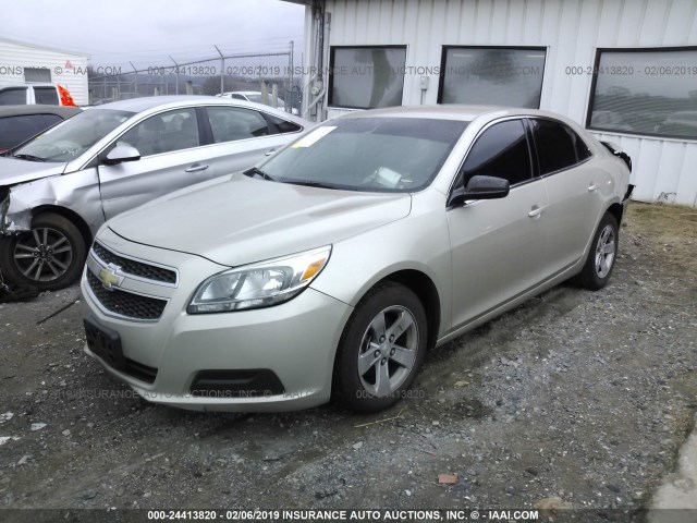 1G11B5SA7DF190280 - 2013 CHEVROLET MALIBU LS GOLD photo 2