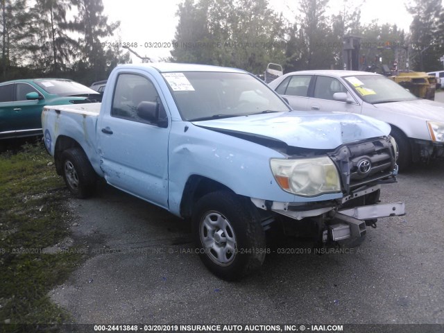 5TENX4CN0AZ723428 - 2010 TOYOTA TACOMA BLUE photo 1