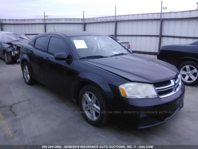 1B3BD1FB1BN524177 - 2011 DODGE AVENGER MAINSTREET BLACK photo 1