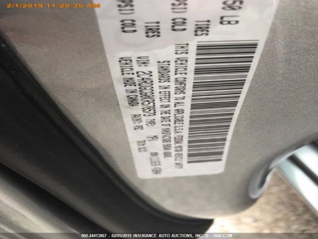 2C4RDGCG0KR578573 - 2019 DODGE GRAND CARAVAN SXT GRAY photo 16