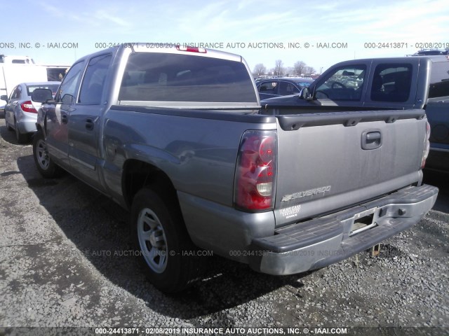 2GCEC13V161351880 - 2006 CHEVROLET SILVERADO C1500 GRAY photo 3