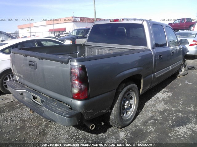 2GCEC13V161351880 - 2006 CHEVROLET SILVERADO C1500 GRAY photo 4