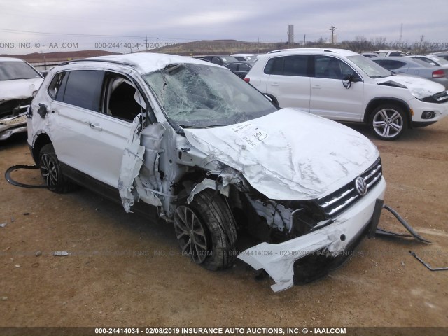 3VV3B7AX0KM029916 - 2019 VOLKSWAGEN TIGUAN SE/SEL WHITE photo 1