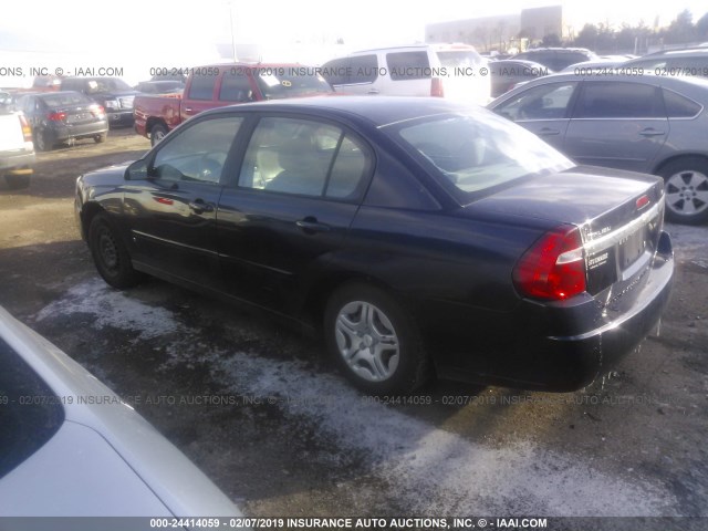 1G1ZS58F67F232674 - 2007 CHEVROLET MALIBU LS Dark Blue photo 3