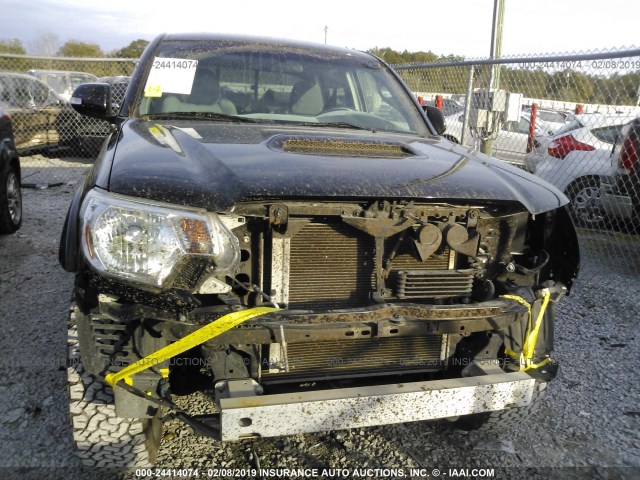 5TFLU4EN0FX144449 - 2015 TOYOTA TACOMA DOUBLE CAB/TRD PRO BLACK photo 6