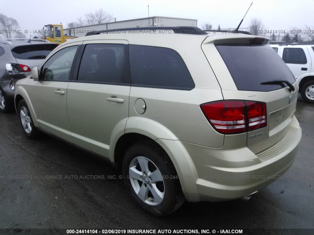 3D4PG5FV2AT117550 - 2010 DODGE JOURNEY SXT GOLD photo 3