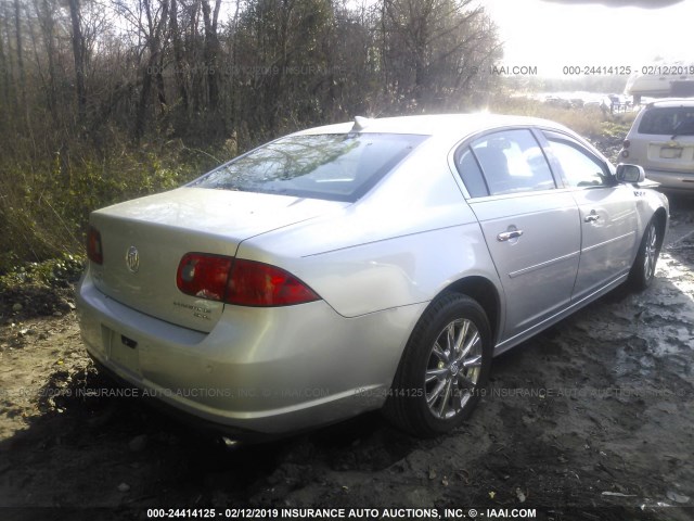 1G4HJ5EM1BU126769 - 2011 BUICK LUCERNE CXL SILVER photo 4