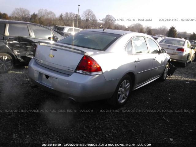 2G1WB5E36G1104388 - 2016 CHEVROLET IMPALA LIMITED LT SILVER photo 4