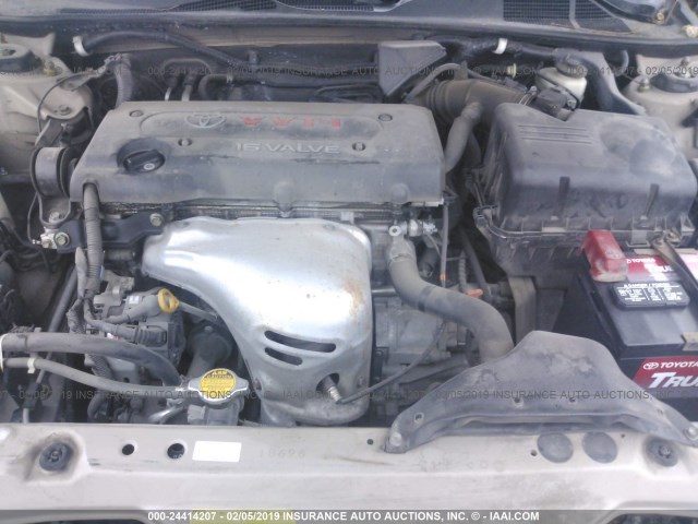 4T1BE32KX6U107676 - 2006 TOYOTA CAMRY LE/XLE/SE GOLD photo 10