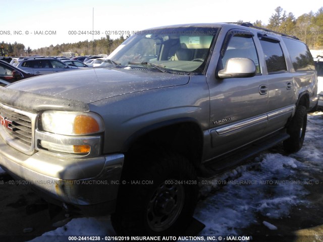 3GKGK26UX1G221752 - 2001 GMC YUKON XL K2500 TAN photo 2