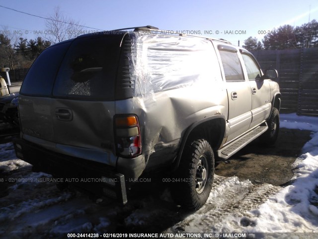 3GKGK26UX1G221752 - 2001 GMC YUKON XL K2500 TAN photo 4