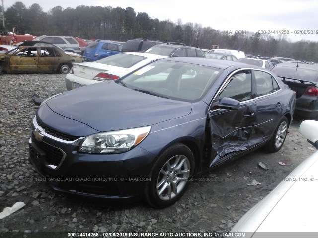 1G11C5SL3FF150876 - 2015 CHEVROLET MALIBU 1LT 蓝色 照片 2