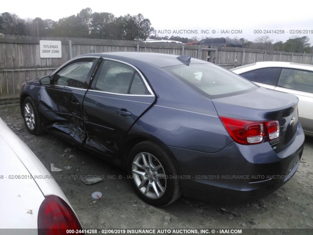 1G11C5SL3FF150876 - 2015 CHEVROLET MALIBU 1LT 蓝色 照片 3