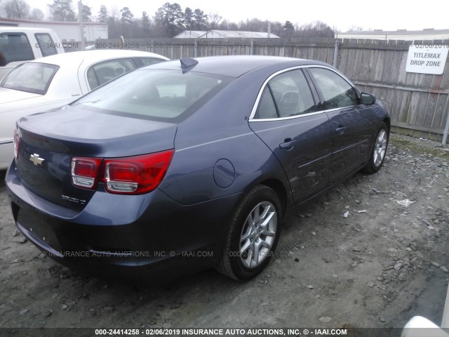1G11C5SL3FF150876 - 2015 CHEVROLET MALIBU 1LT 蓝色 照片 4
