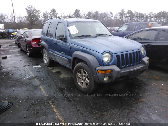 1J4GL48K53W601662 - 2003 JEEP LIBERTY SPORT/FREEDOM ლურჯი ფოტო 1