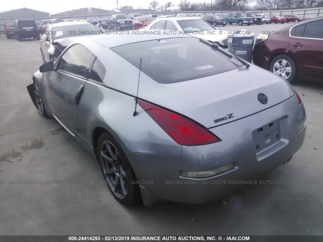 JN1AZ34EX3T017413 - 2003 NISSAN 350Z COUPE SILVER photo 3