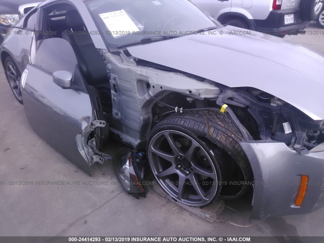 JN1AZ34EX3T017413 - 2003 NISSAN 350Z COUPE SILVER photo 6