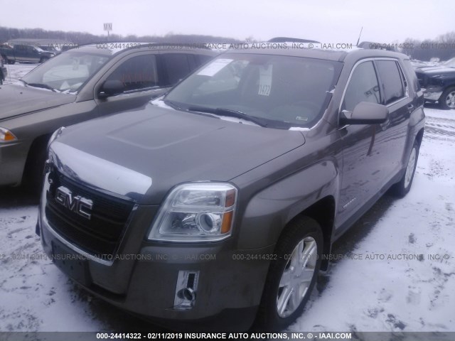 2CTALSEC8B6450035 - 2011 GMC TERRAIN SLE GRAY photo 2