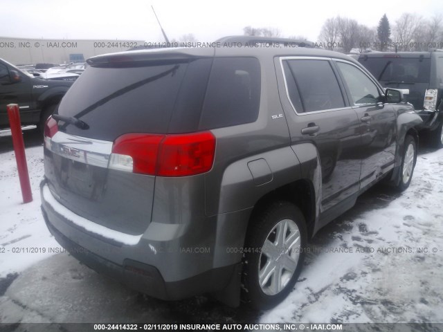 2CTALSEC8B6450035 - 2011 GMC TERRAIN SLE GRAY photo 4