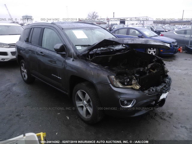 1C4NJDEB2GD799061 - 2016 JEEP COMPASS LATITUDE GRAY photo 1