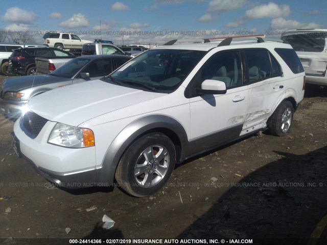 1FMDK02185GA09122 - 2005 FORD FREESTYLE SEL WHITE photo 2