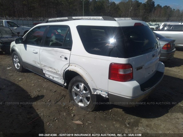 1FMDK02185GA09122 - 2005 FORD FREESTYLE SEL WHITE photo 3