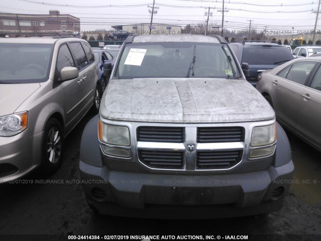 1D8GU28K17W558761 - 2007 DODGE NITRO SXT SILVER photo 6