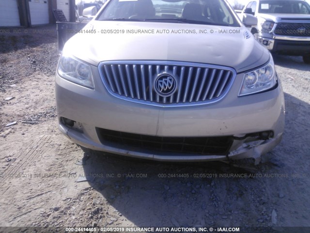 1G4GE5EV0AF196680 - 2010 BUICK LACROSSE CXS GOLD photo 6