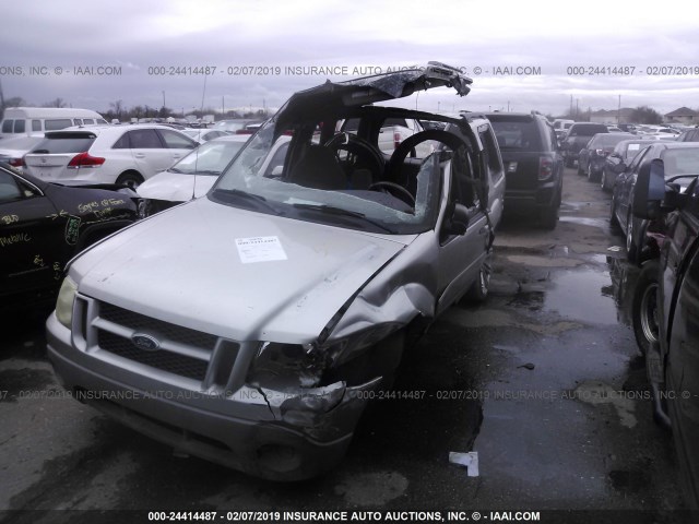 1FMYU60E32UC55951 - 2002 FORD EXPLORER SPORT SILVER photo 2