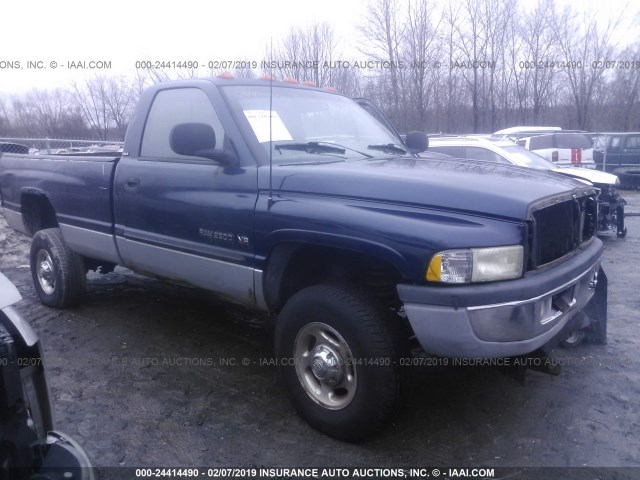 3B7KF26Z0YM208591 - 2000 DODGE RAM 2500 BLUE photo 1