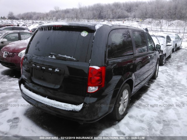 2C4RDGCG2DR796131 - 2013 DODGE GRAND CARAVAN SXT GRAY photo 4