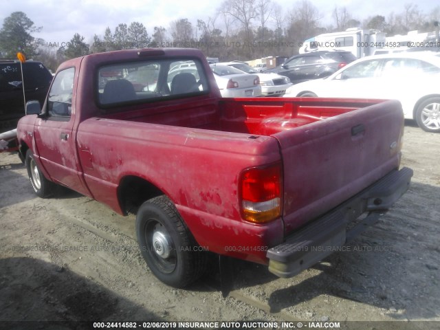 1FTCR10A6TUD74286 - 1996 FORD RANGER RED photo 3