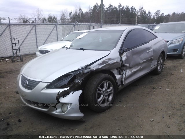 4T1CE38PX6U751069 - 2006 TOYOTA CAMRY SOLARA SE/SLE SILVER photo 2