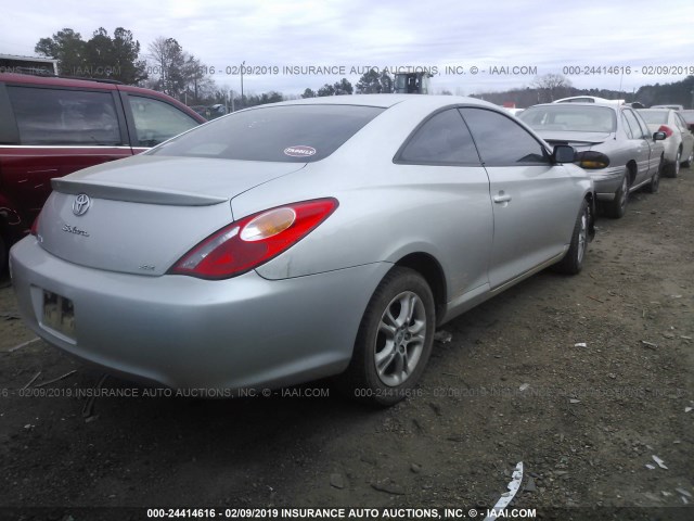 4T1CE38PX6U751069 - 2006 TOYOTA CAMRY SOLARA SE/SLE SILVER photo 4