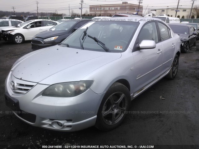 JM1BK323241197619 - 2004 MAZDA 3 S SILVER photo 2