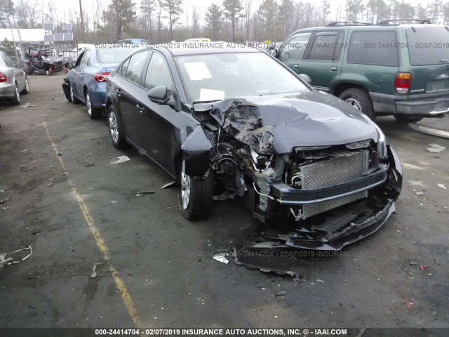 1G1PA5SH4F7135938 - 2015 CHEVROLET CRUZE LS BLUE photo 1