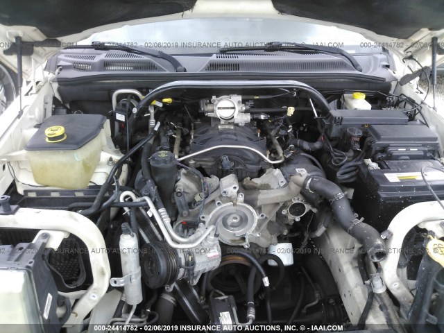 1J8HG48P47C559964 - 2007 JEEP COMMANDER WHITE photo 10