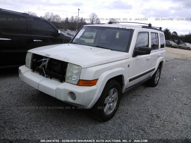 1J8HG48P47C559964 - 2007 JEEP COMMANDER WHITE photo 2