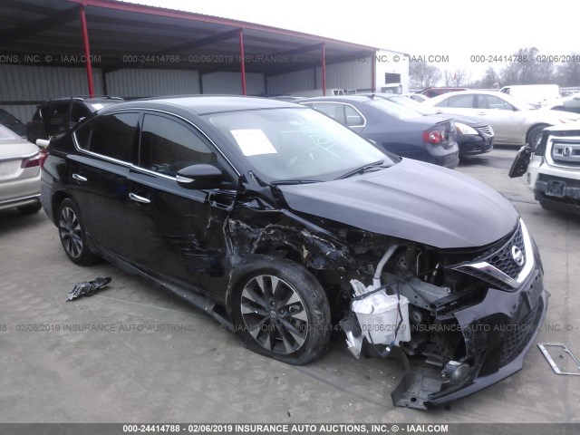 3N1AB7AP7HY369882 - 2017 NISSAN SENTRA S/SV/SR/SL შავი ფოტო 1