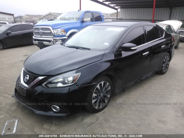 3N1AB7AP7HY369882 - 2017 NISSAN SENTRA S/SV/SR/SL შავი ფოტო 2