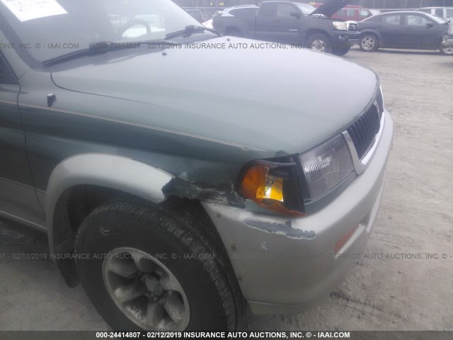 JA4LS31P0WP002863 - 1998 MITSUBISHI MONTERO SPORT LS GRAY photo 6