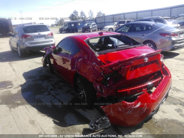 JF1ZNAA19H8700382 - 2017 TOYOTA 86 SPECIAL EDITION RED photo 3