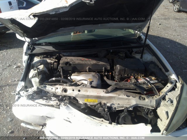 4T1BE30K04U272247 - 2004 TOYOTA CAMRY LE/XLE/SE WHITE photo 10