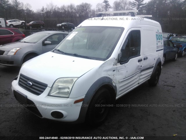 NM0LS7BN5AT022601 - 2010 FORD TRANSIT CONNECT XLT WHITE photo 2