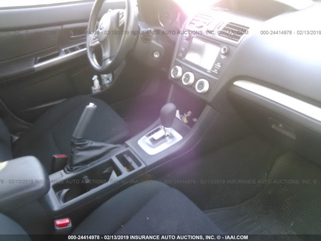 JF1GPAA66G8273237 - 2016 SUBARU IMPREZA GRAY photo 5