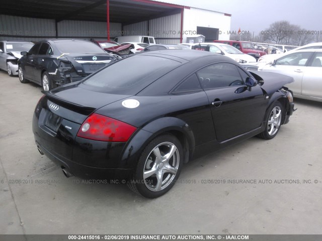 TRUWT28N511047040 - 2001 AUDI TT QUATTRO BLACK photo 4