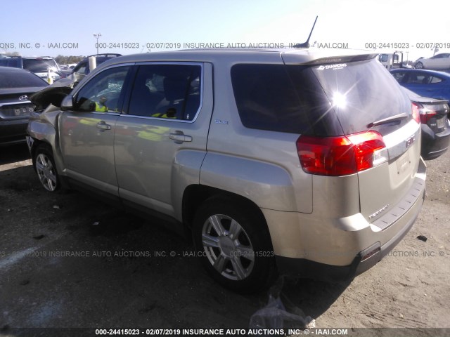 2GKALMEK0E6190382 - 2014 GMC TERRAIN SLE Champagne photo 3