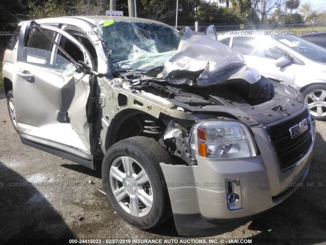 2GKALMEK0E6190382 - 2014 GMC TERRAIN SLE Champagne photo 6