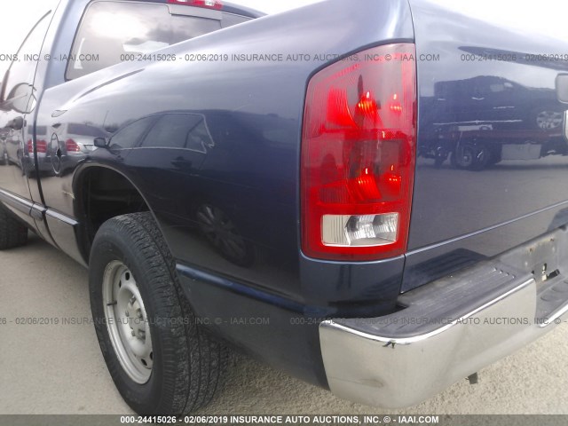 1D7HA16K65J580554 - 2005 DODGE RAM 1500 ST BLUE photo 6